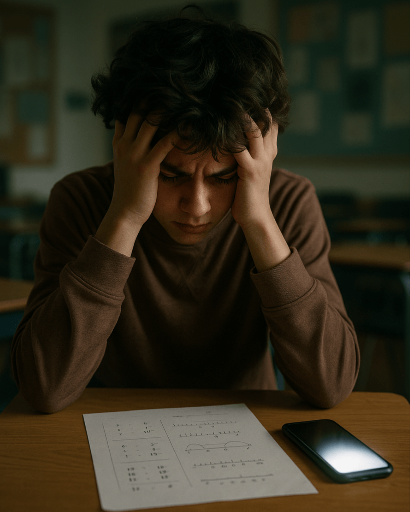 Graphic showing a sharp increase in UC San Diego students needing remedial math.