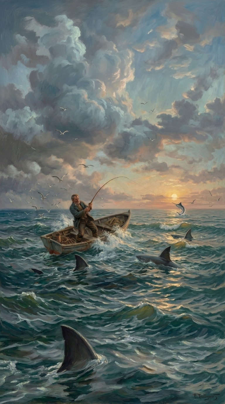 What The Old Man and the Sea Still Teaches Our Kids About Risk, Grit, and Never Quitting.